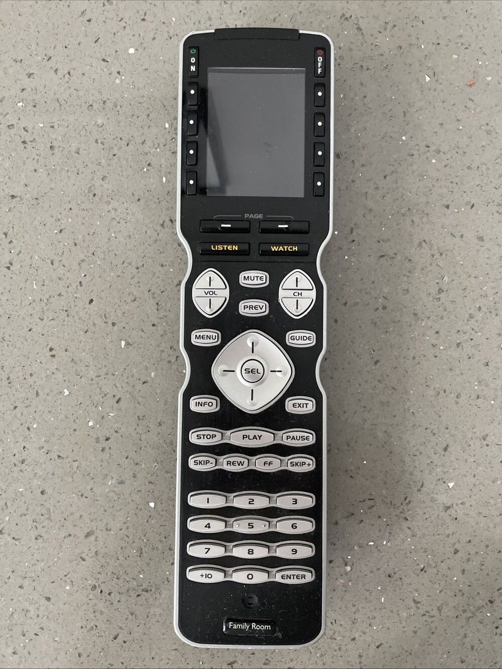 URC MX-980 255 Device IR/RF Remote w/Color LCD Parts only/ not working